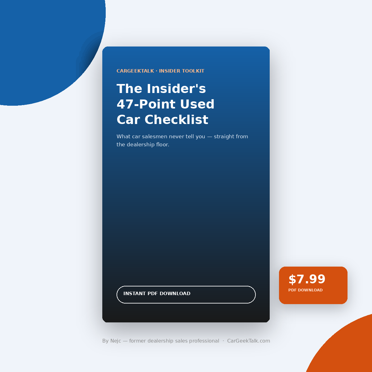 47-Point Used Car Checklist – page preview 1