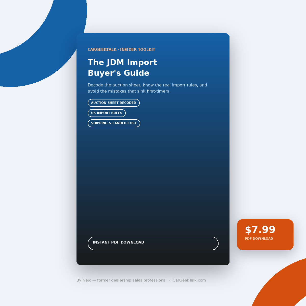 The JDM Import Buyer's Guide (PDF)